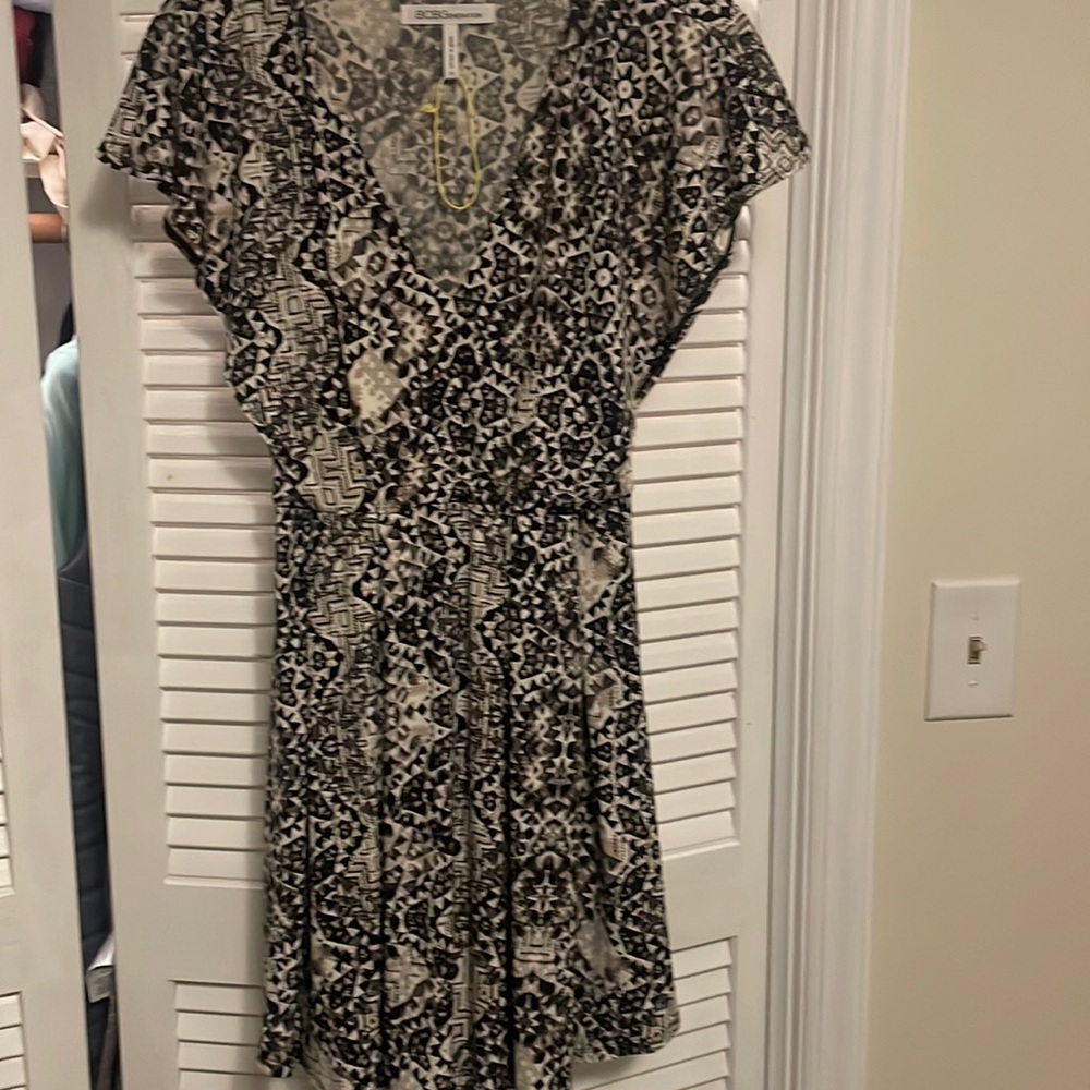 BCBG Abstract Print Dress